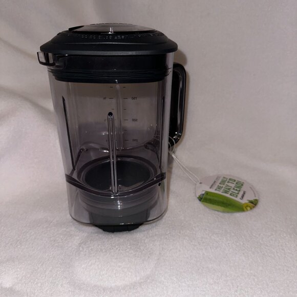 New Open Cuisinart 32 Ounce Easy Grip Blending Jar Replacement Part Lid Blade - Picture 3 of 4